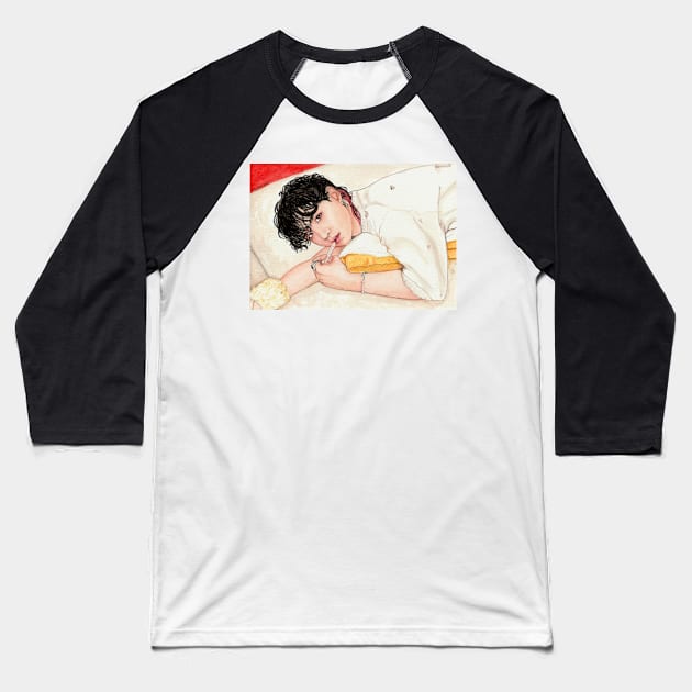 Yoongi Concept Photos Baseball T-Shirt by emopod